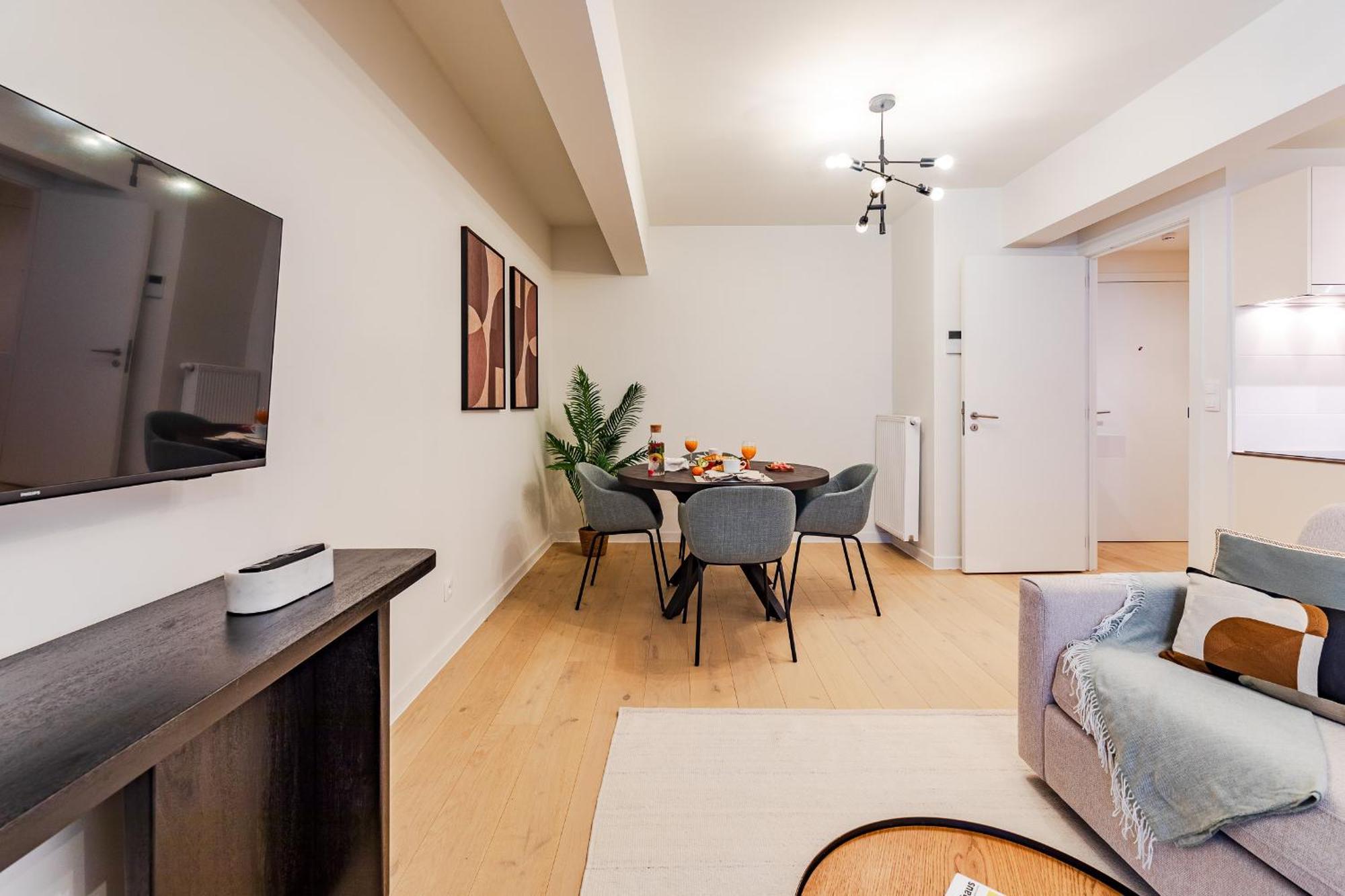 Diamant 1Br Apartment Brussels Luaran gambar