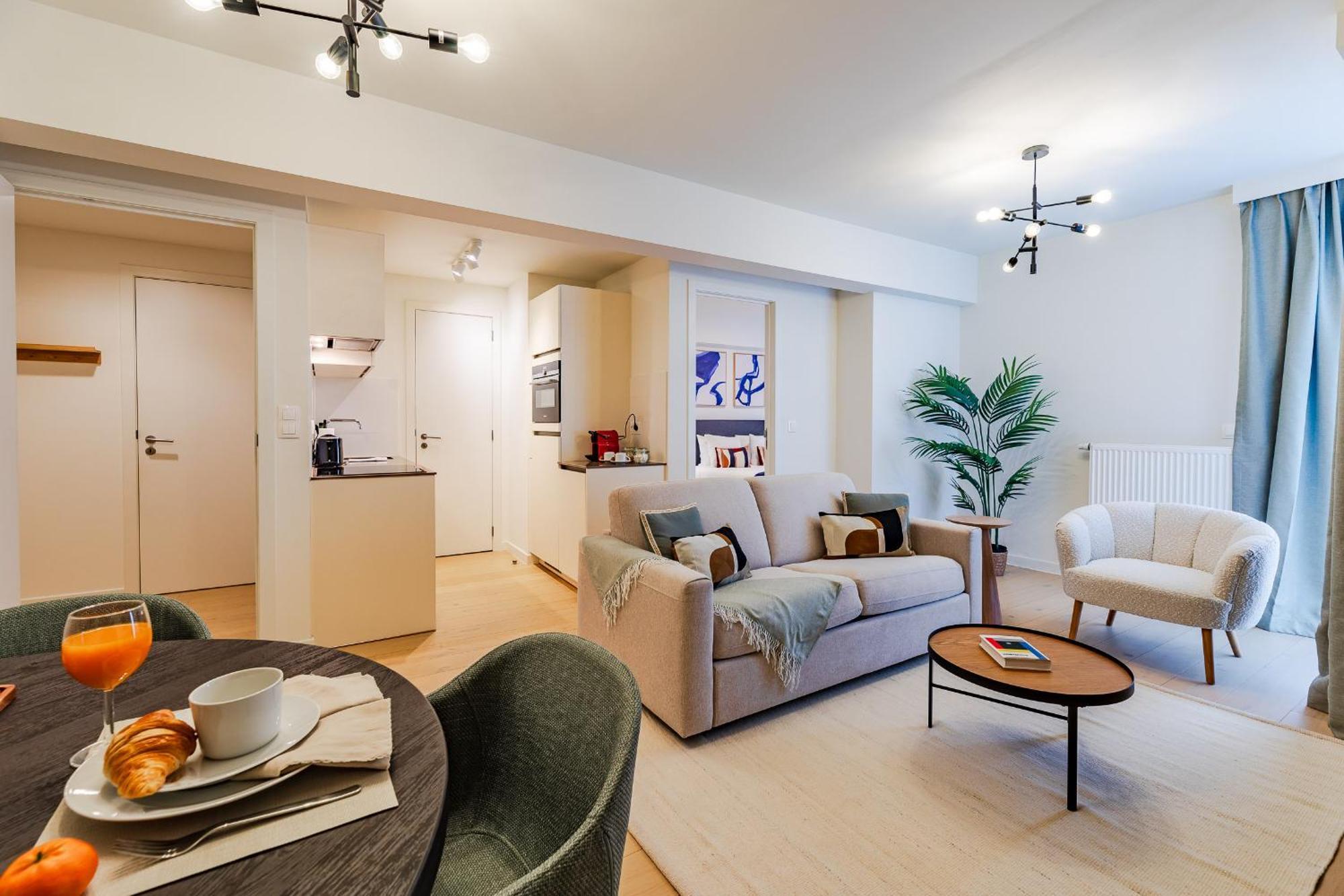 Diamant 1Br Apartment Brussels Luaran gambar