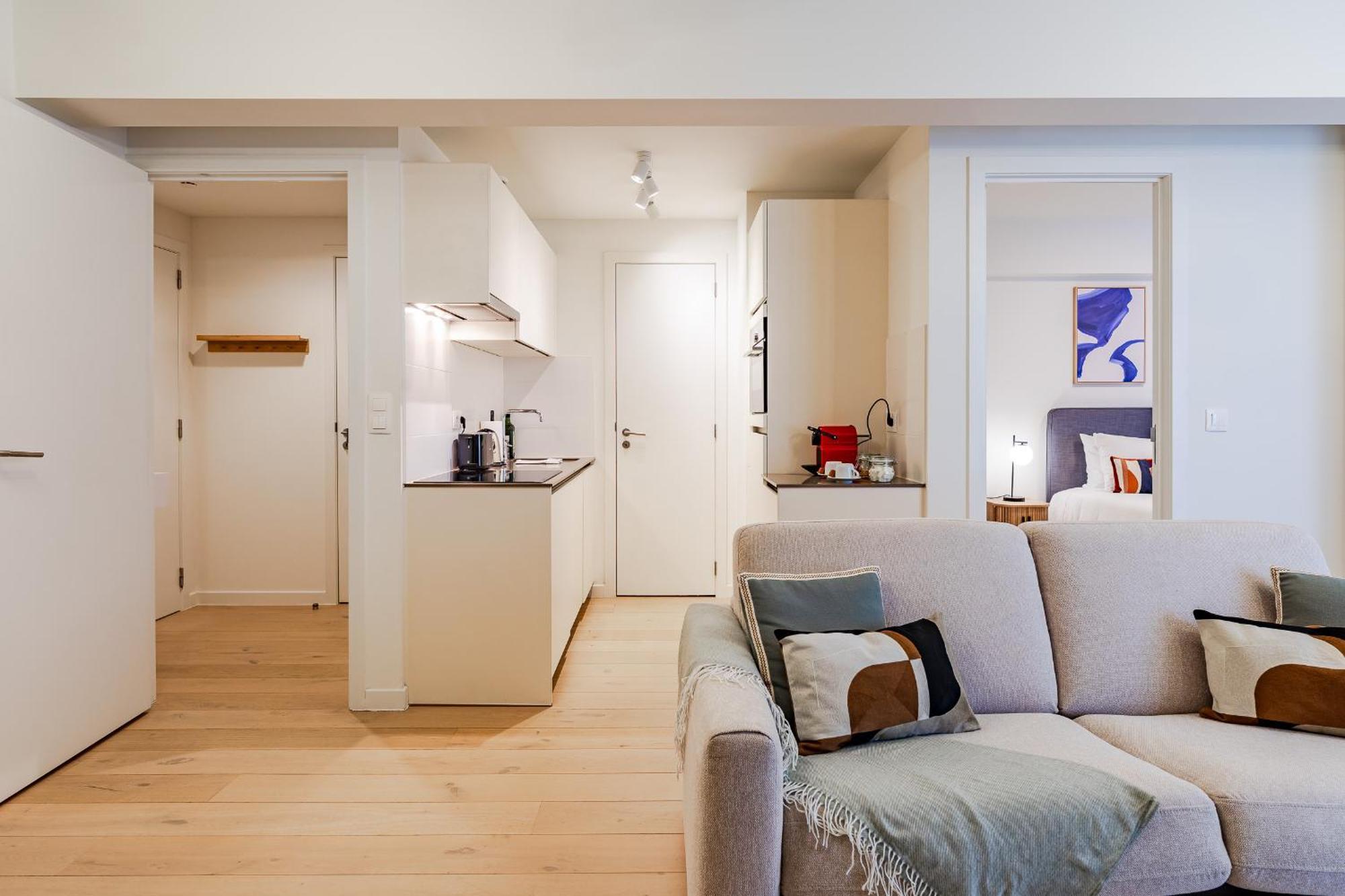 Diamant 1Br Apartment Brussels Luaran gambar