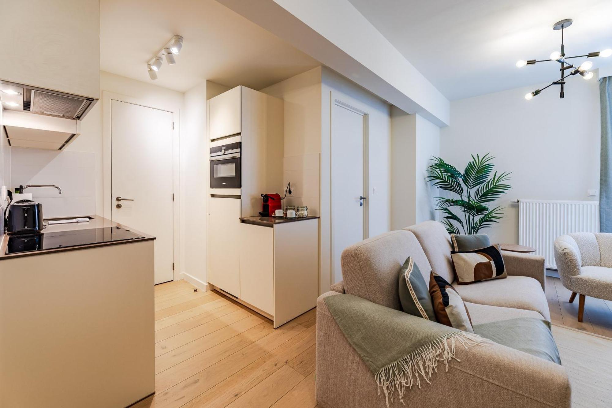 Diamant 1Br Apartment Brussels Luaran gambar