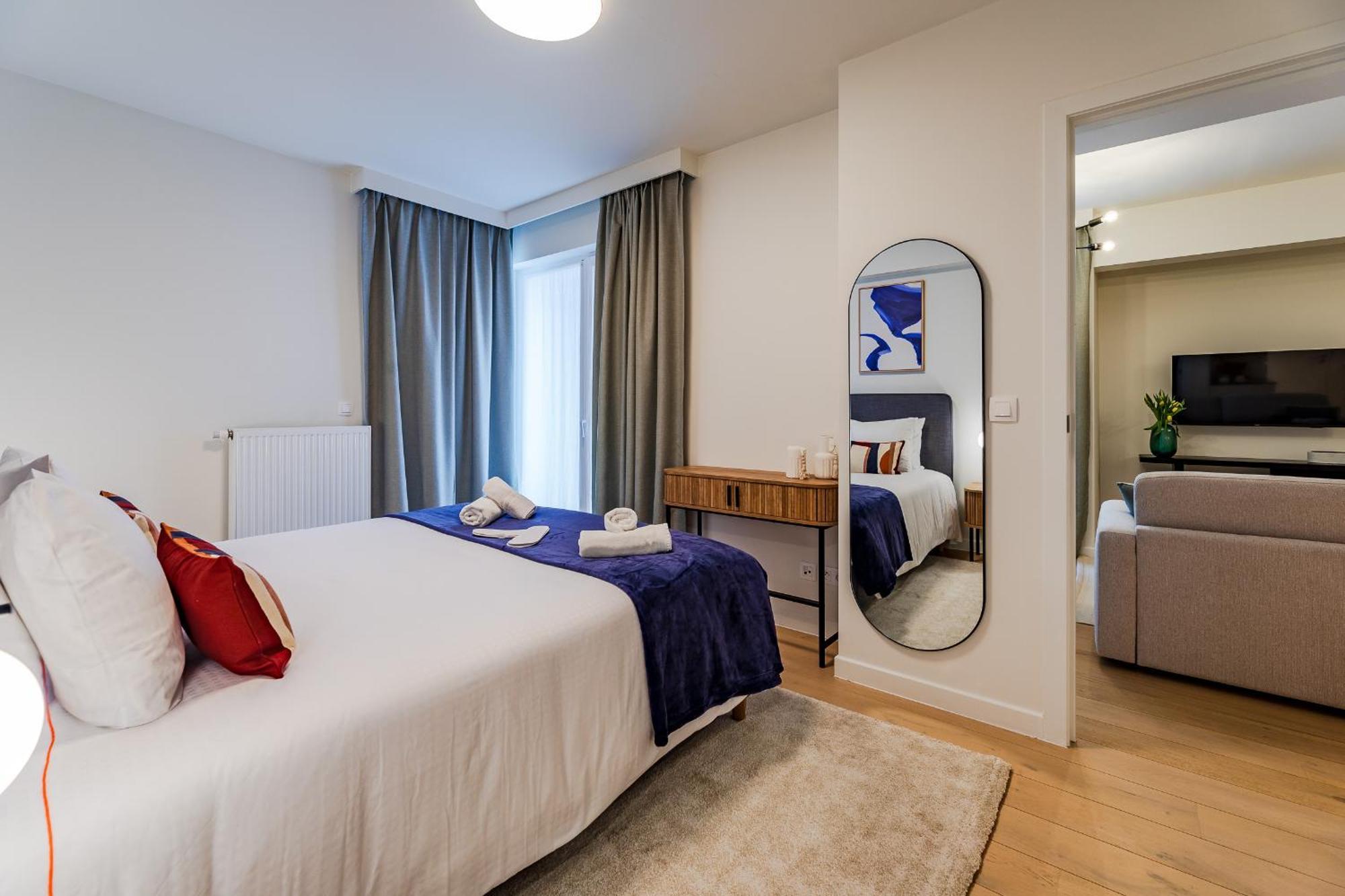 Diamant 1Br Apartment Brussels Luaran gambar