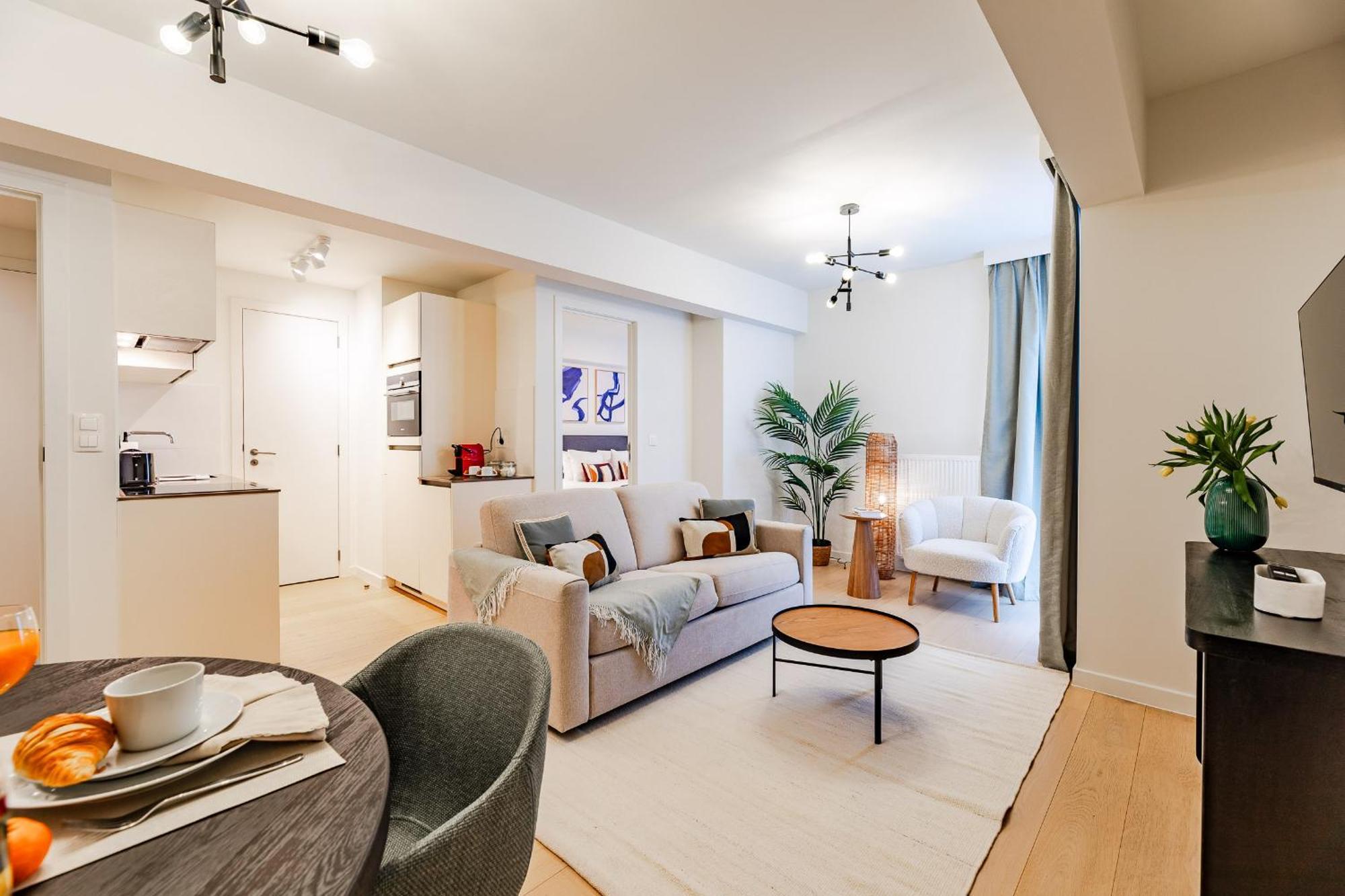 Diamant 1Br Apartment Brussels Luaran gambar