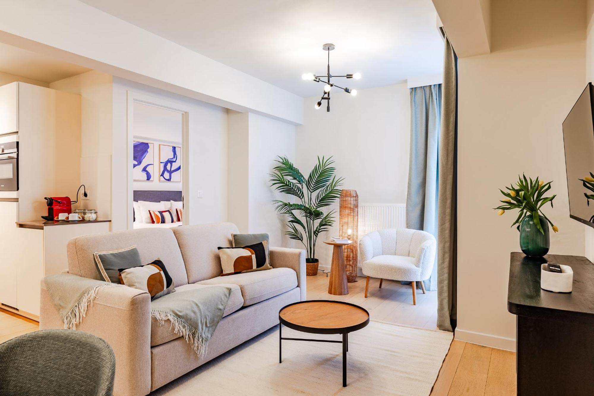 Diamant 1Br Apartment Brussels Luaran gambar