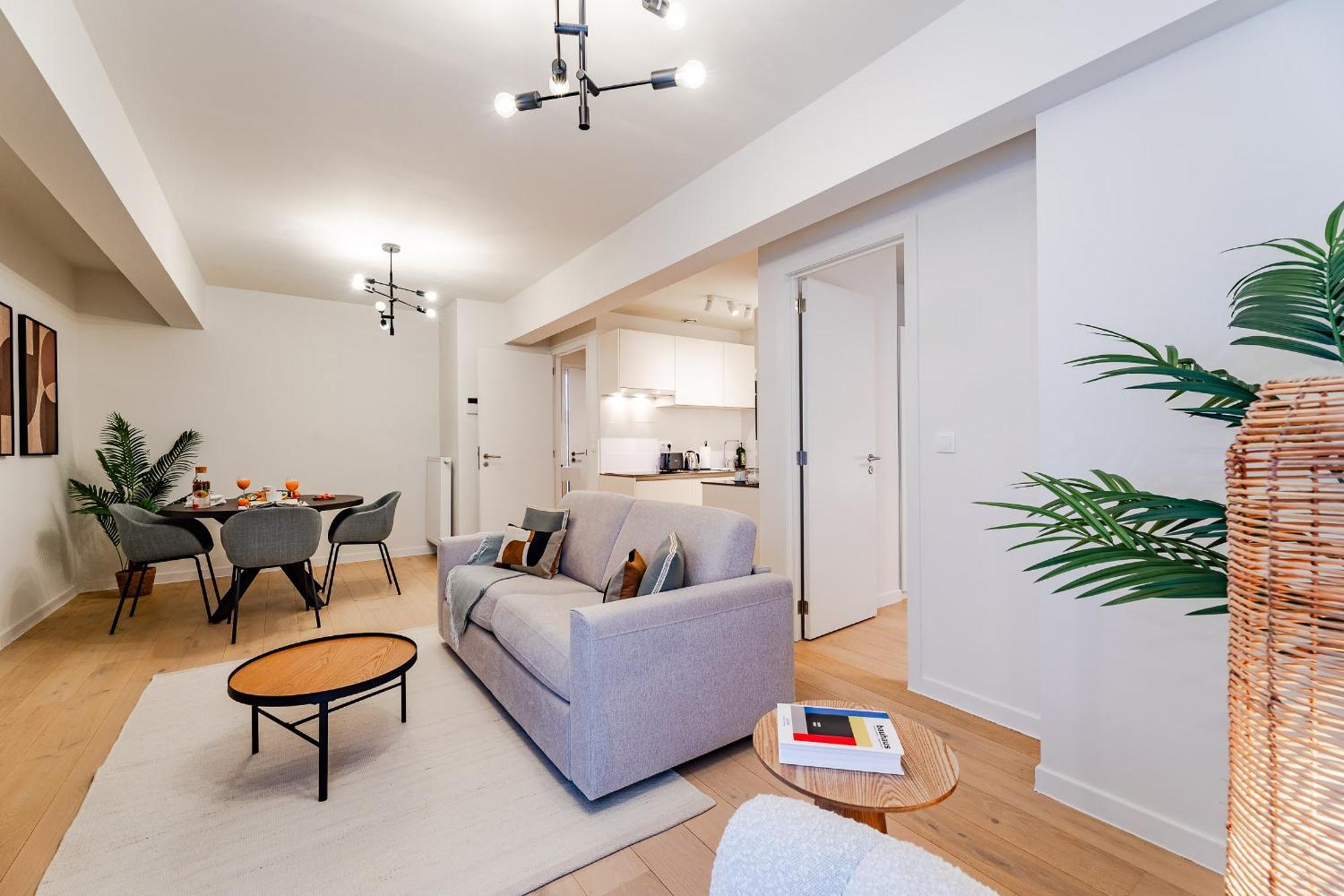 Diamant 1Br Apartment Brussels Luaran gambar